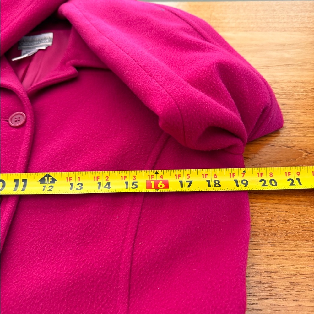 Coldwater Creek Ladies Raspberry Jacket Size 6 - Picture 7 of 11